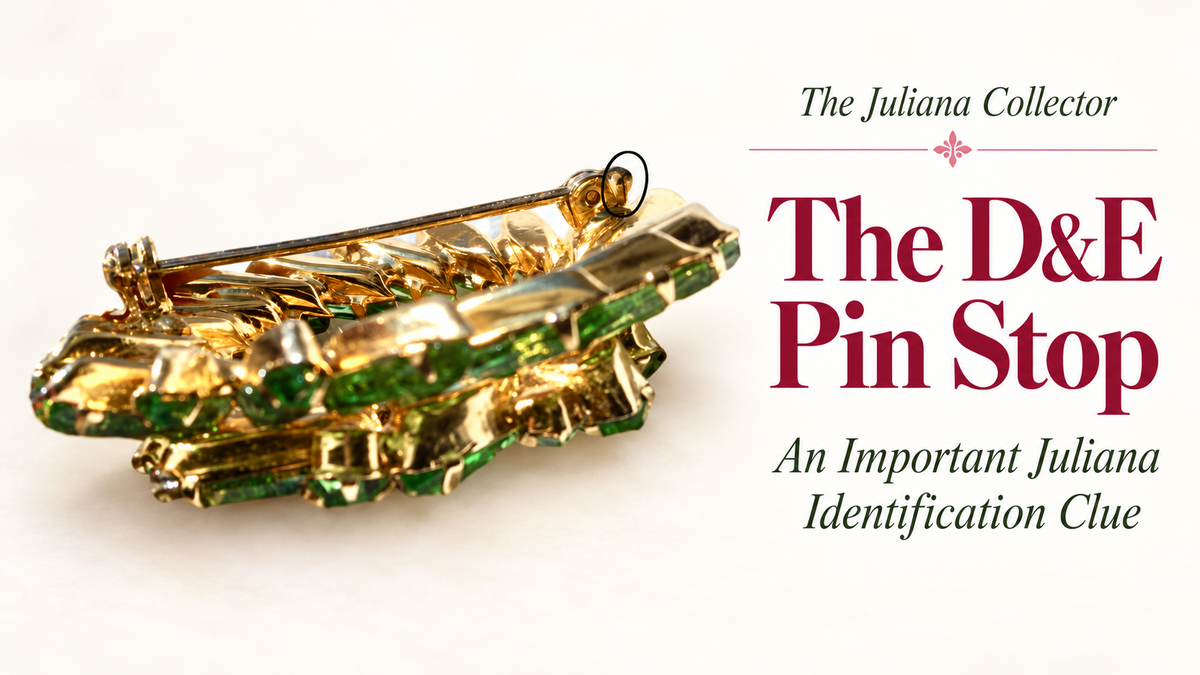The D&E Pin Stop: An Important Juliana Identification Clue