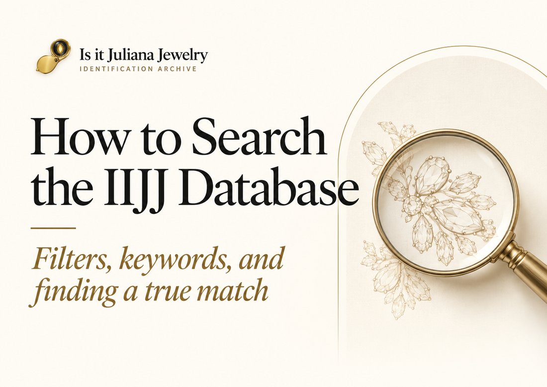 How to Search the IIJJ Database — filters, keywords, and finding a true match