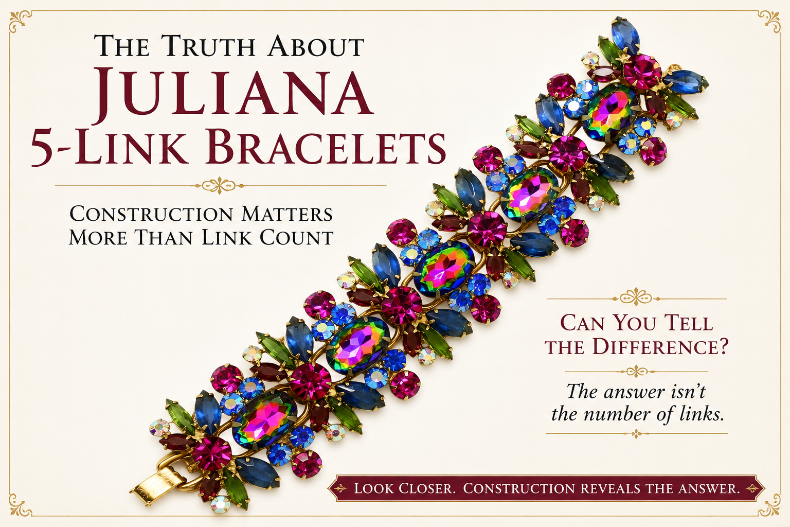 Beyond the Five Links: Understanding Juliana Bracelet Construction
