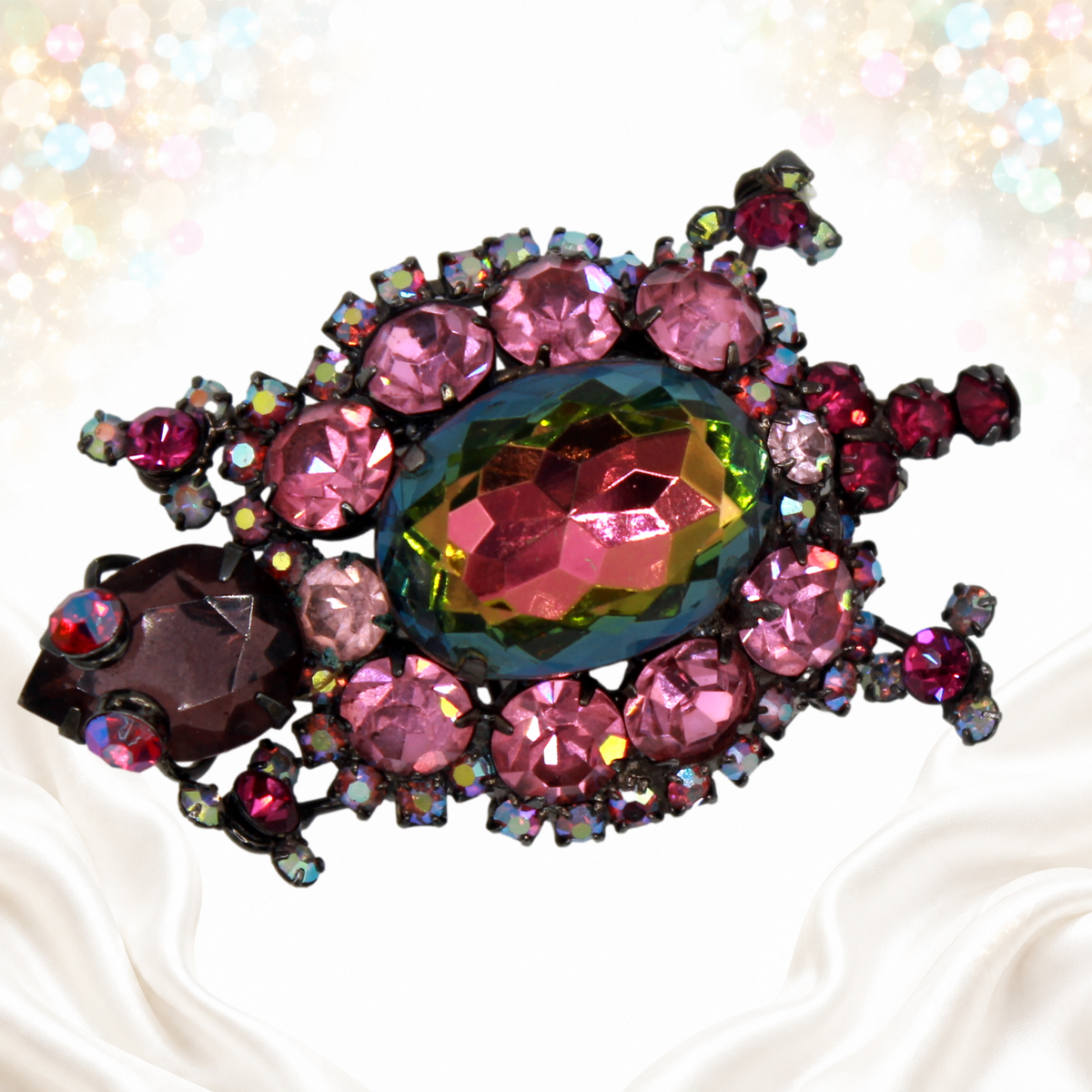 Juliana turtle brooch alternate light two